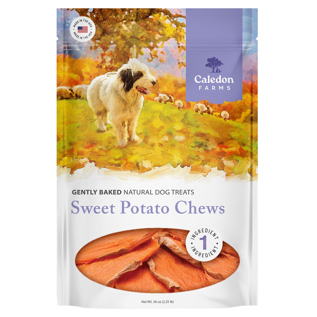 Caledon Farms Sweet Potato Chews 36 Ounce - Image 1