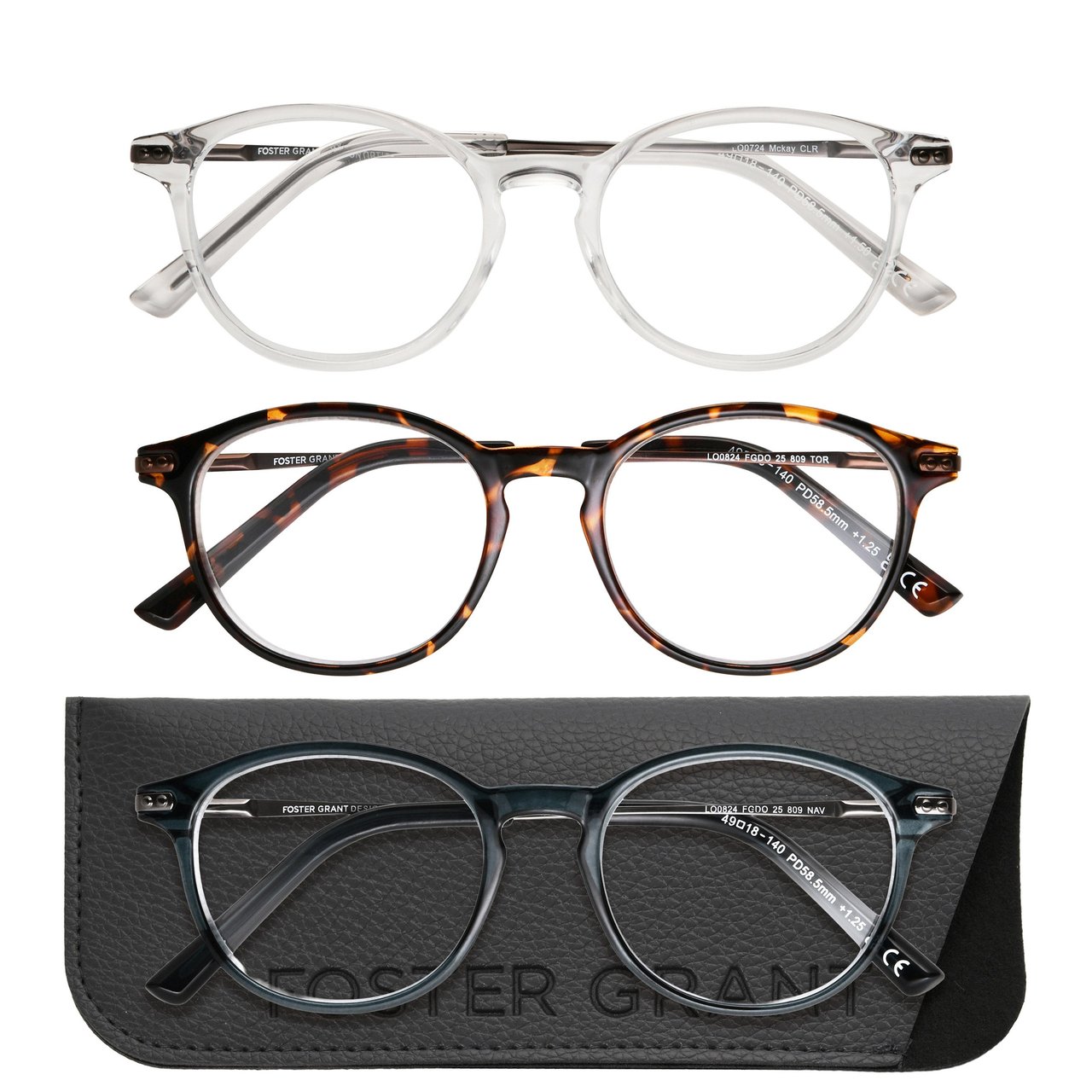 Foster Grant Design Optics 3-Pack Reading Glasses - Image 1