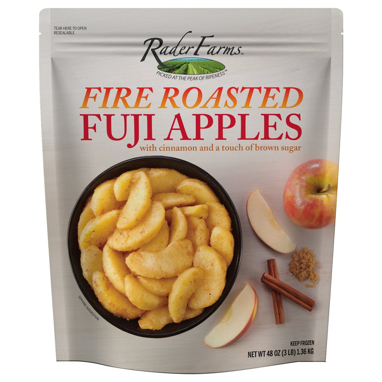 Rader Farms Fire Roasted Cinnamon Apples 3 lb - Image 1