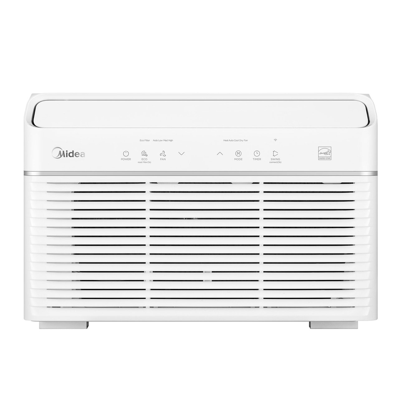 Midea 8,000 BTU Smart Inverter Window Air Conditioner with Heat - Image 1