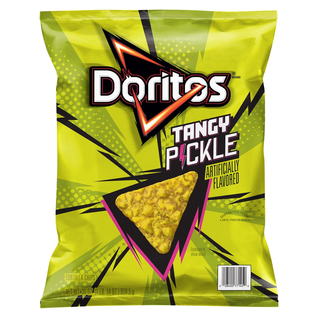 Doritos Tangy Pickle Tortilla Chips, 30 oz - Image 1