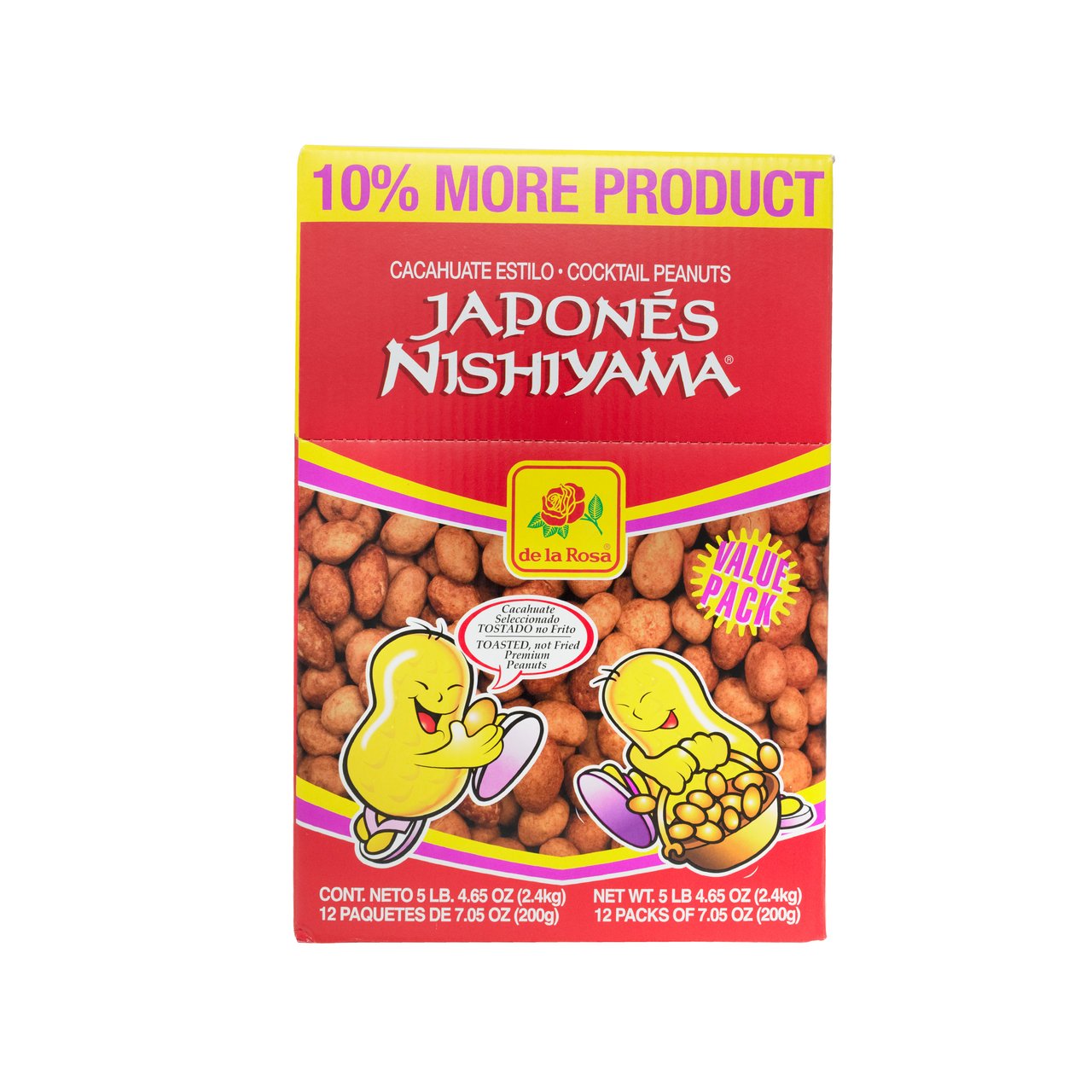 De La Rosa Japanese Peanuts, 7 oz, 12-Count - Image 1