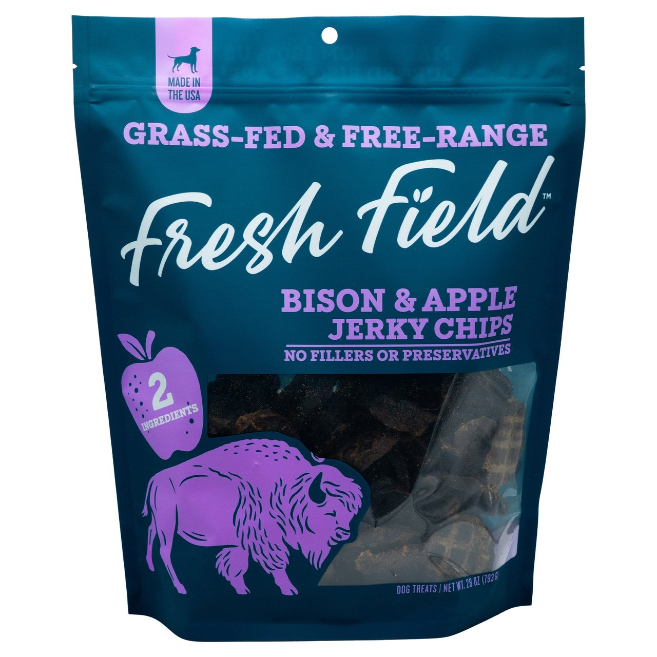 Fresh Field Bison & Apple Jerky Chips 28 oz - Image 1