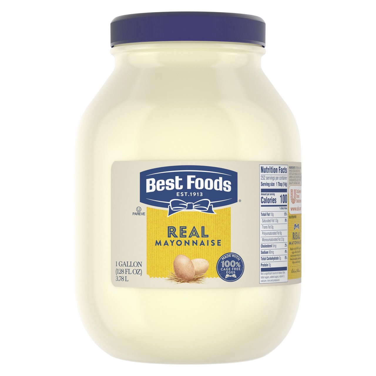 Best Foods Real Mayonnaise 1 Gallon (128 oz) - Image 1