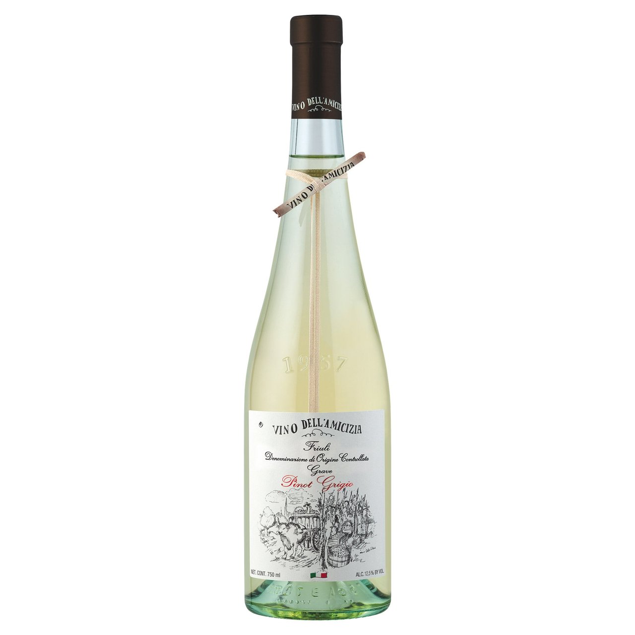 Vino dell'Amicizia Pinot Grigio Italy 750 ML - Image 1