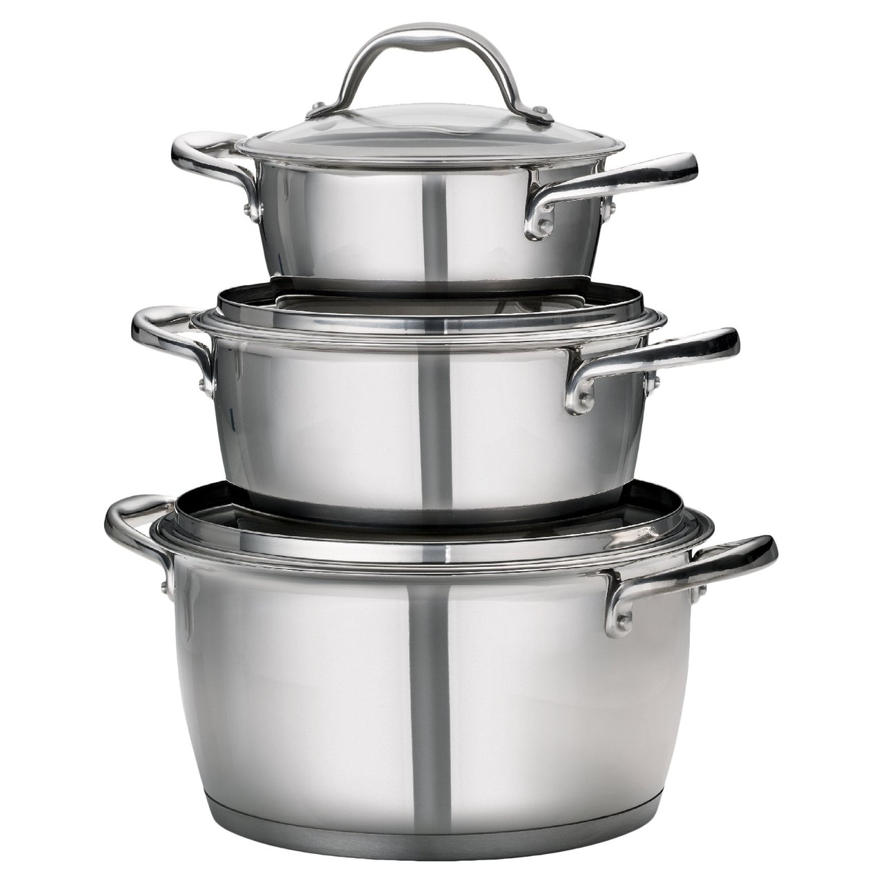 Tramontina 6-Piece Stackable Sauce Pot Set - Image 1