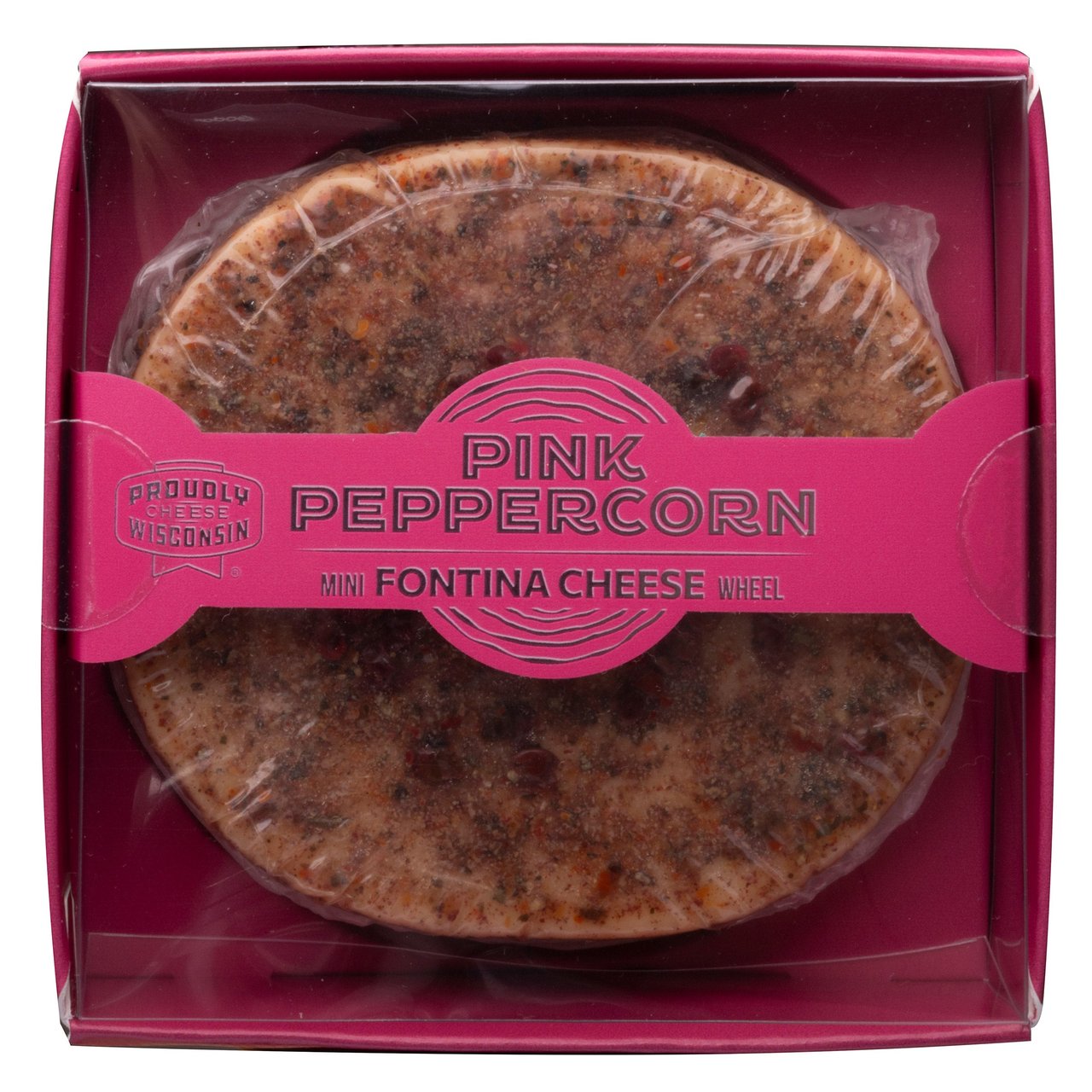 Cello Pink Peppercorn Mini Fontina Cheese Wheel (Price Per Pound) - Image 1