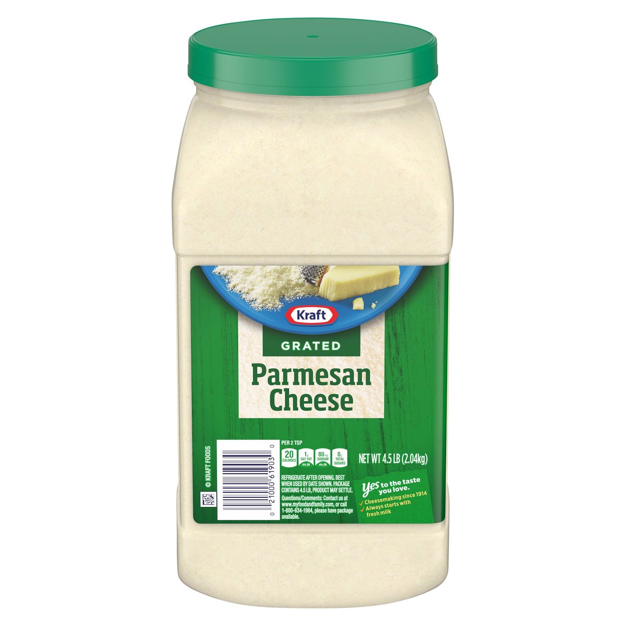 Kraft Grated Parmesan Cheese 4.5 lb - Image 1