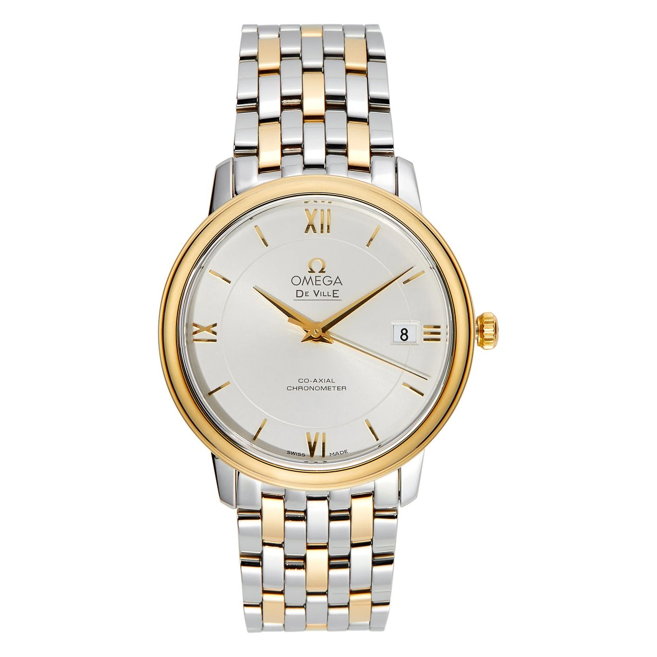 Omega DeVille Prestige Two-Tone Automatic Watch - Image 1