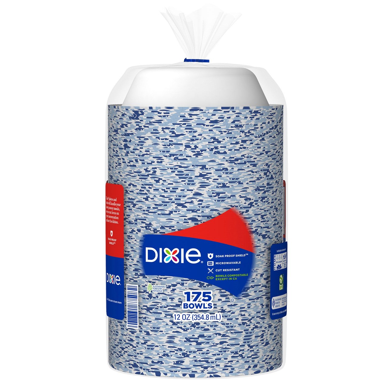 Dixie 12 oz Paper Bowl, 175 Count - Image 1