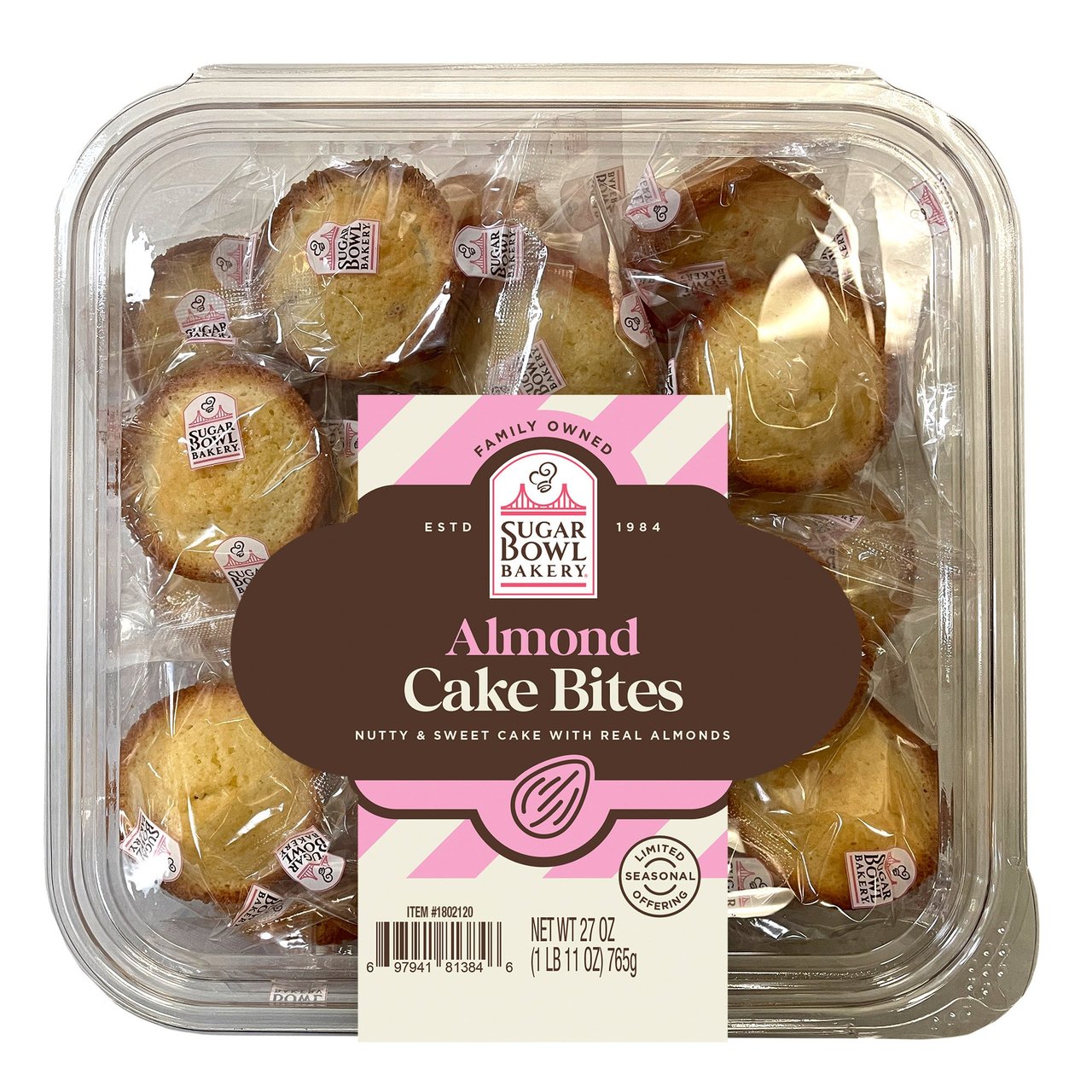 Sugar Bowl Bakery Almond Cake Bites 27 Ounces