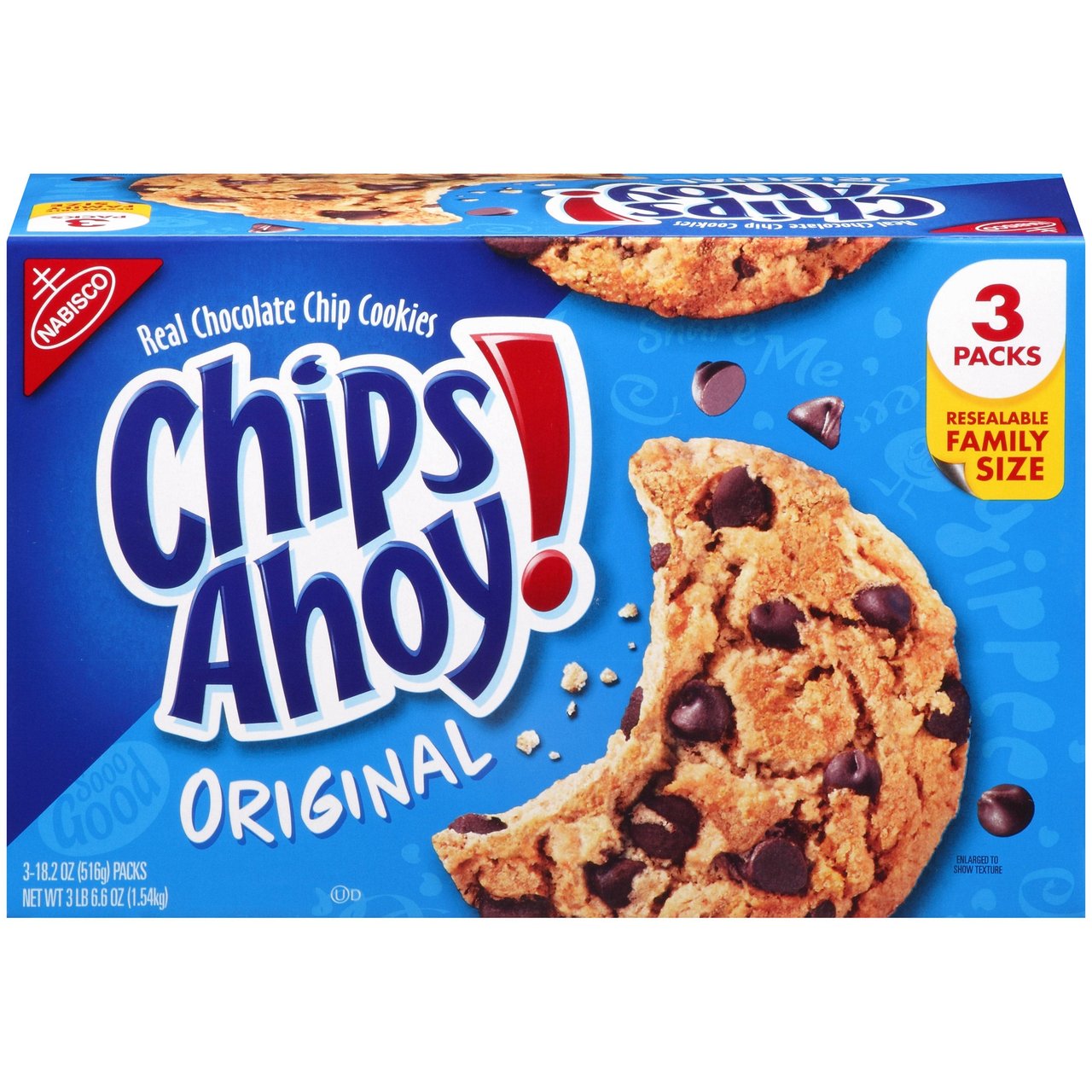 Nabisco Chips Ahoy! Original Chocolate Chip Cookies 54.6 oz - Image 1