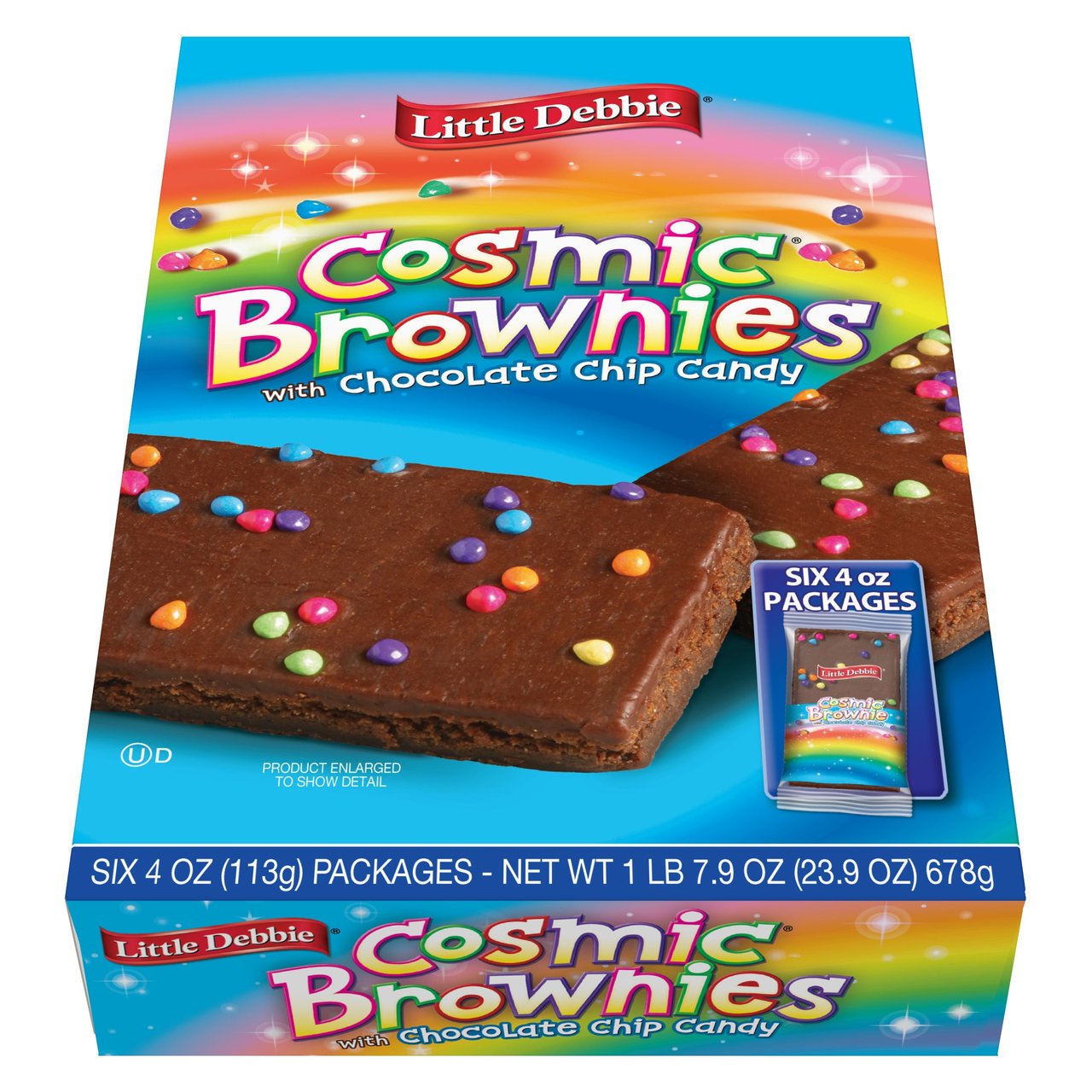 Little Debbie Cosmic Brownies 6/4 oz - Image 1