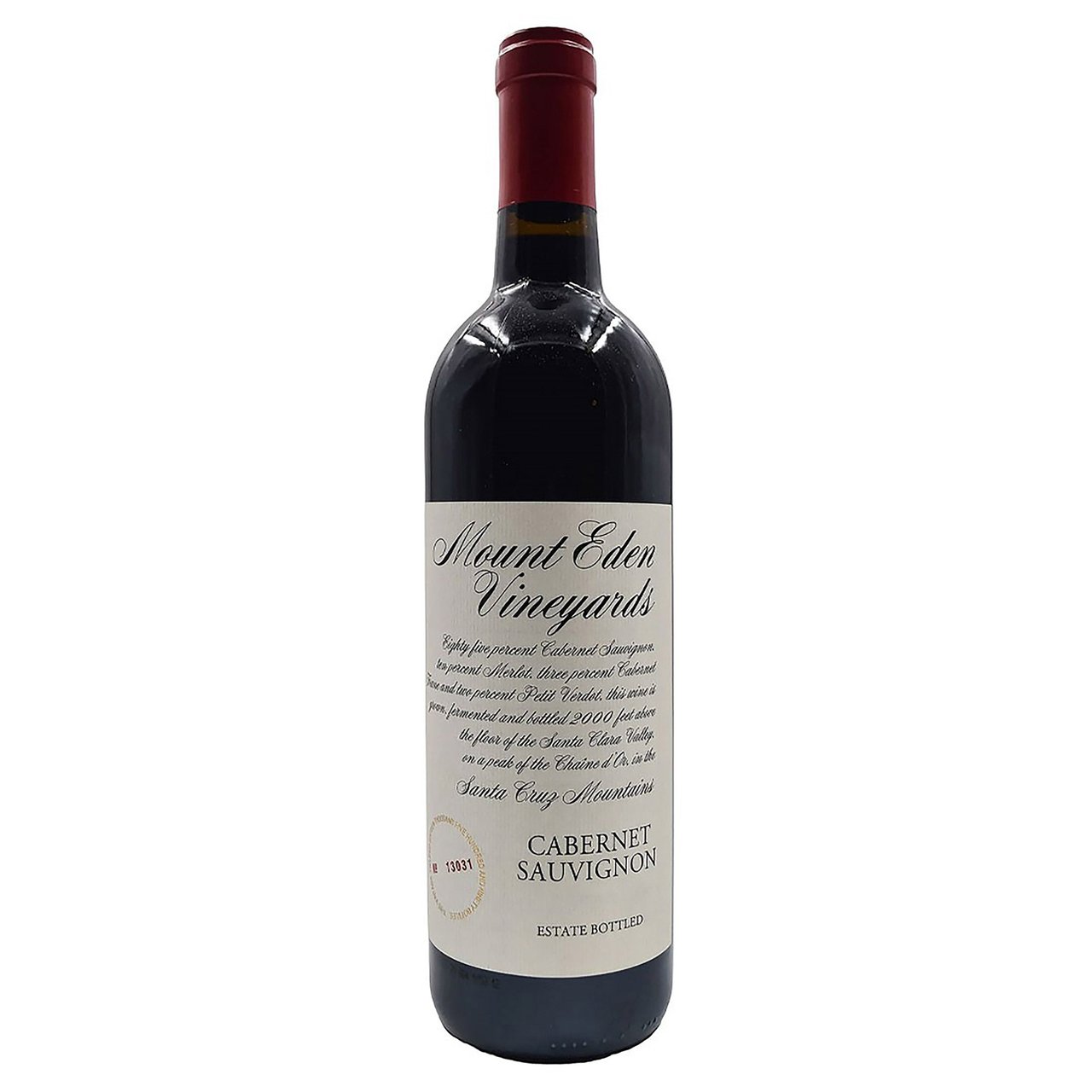 Mount Eden Estate Cabernet Sauvignon Santa Cruz Mountains 750ML