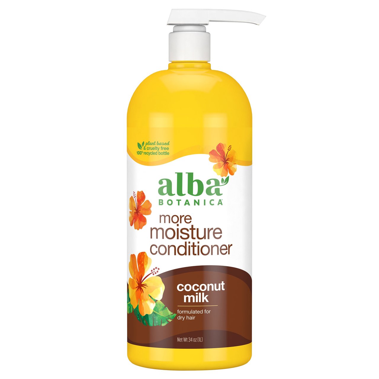 Alba Botanica Coconut Milk Conditioner, 34 fl oz