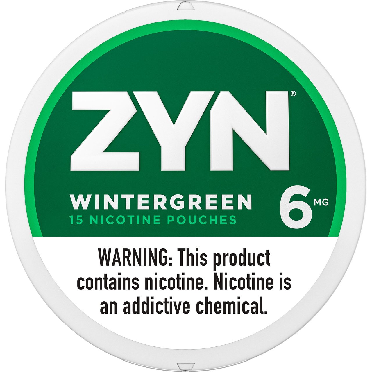 ZYN Wintergreen Nicotine Pouch 6mg, 5 Cans - Image 1
