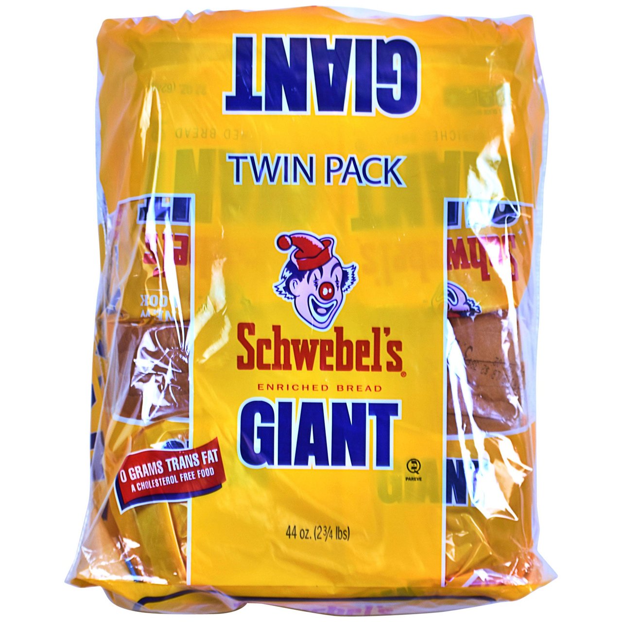 Schwebel's Giant White Bread, 2/22 Ounce Loaves - Image 1