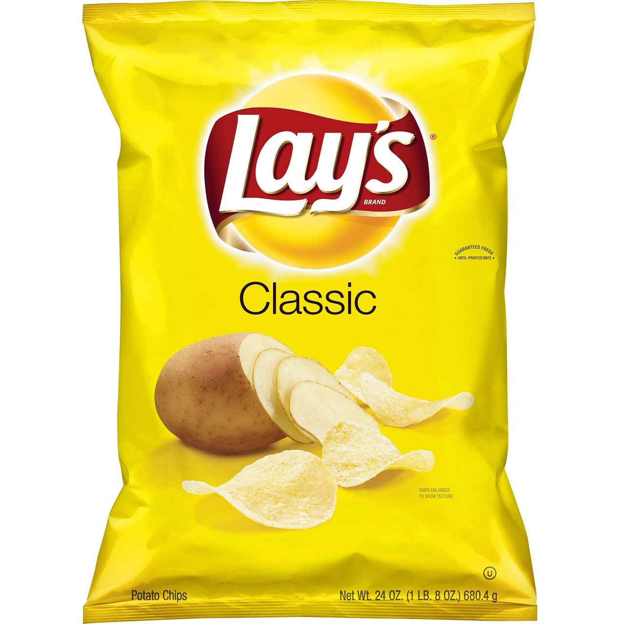 Lay's Classic Potato Chips, 24 oz (1.5 lbs) - Image 1