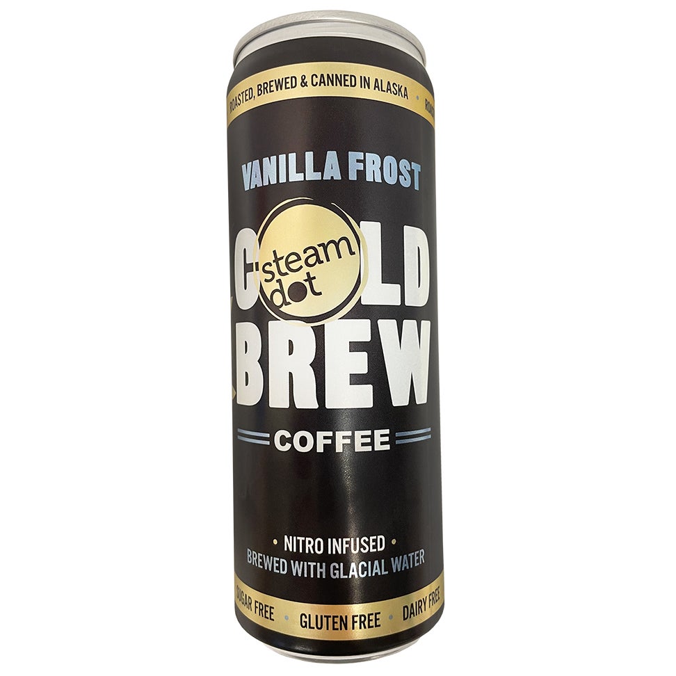 SteamDot Cold Brew Vanilla Frost, 12 fl oz, 12-Count - Image 1