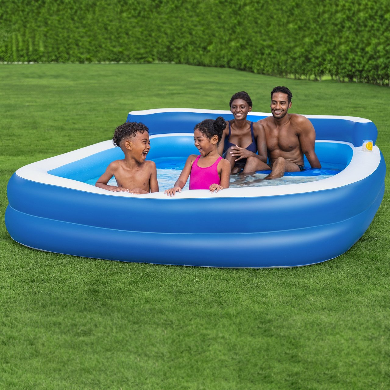 H2OGO! Inflatable Family Lounge Pool - Image 1