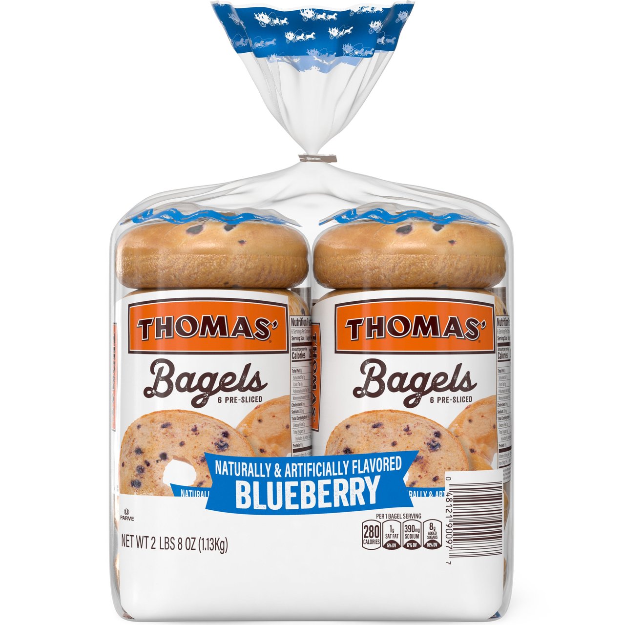 Thomas' Blueberry Bagels, 12 Count