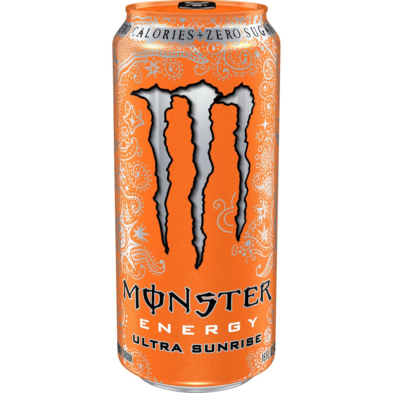 Monster Energy Ultra Sunrise, Zero Sugar, 24 Pack, 16 fl oz Cans (#968192) 