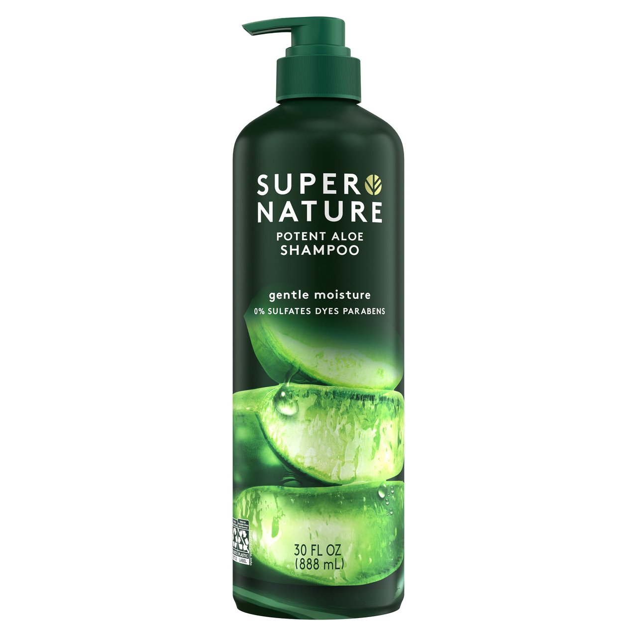 Super Nature Potent Aloe Gentle Moisture Shampoo, 30 fl oz - Image 1