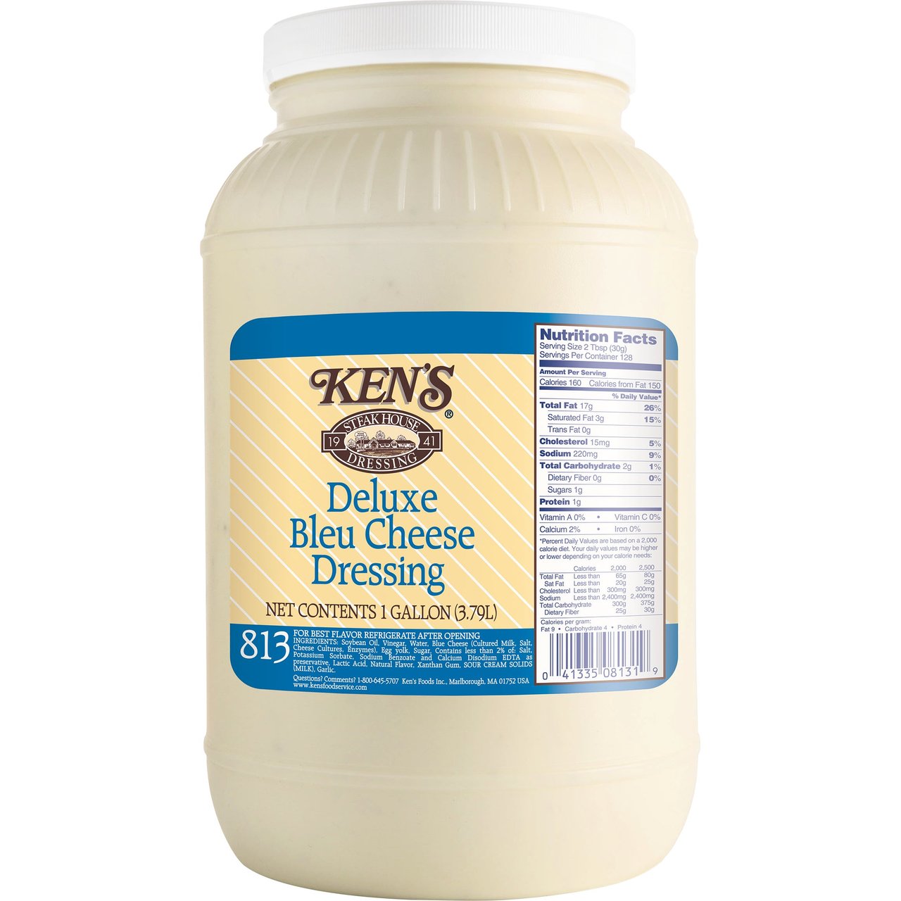 Ken's Deluxe Bleu Cheese Dressing 1 Gallon