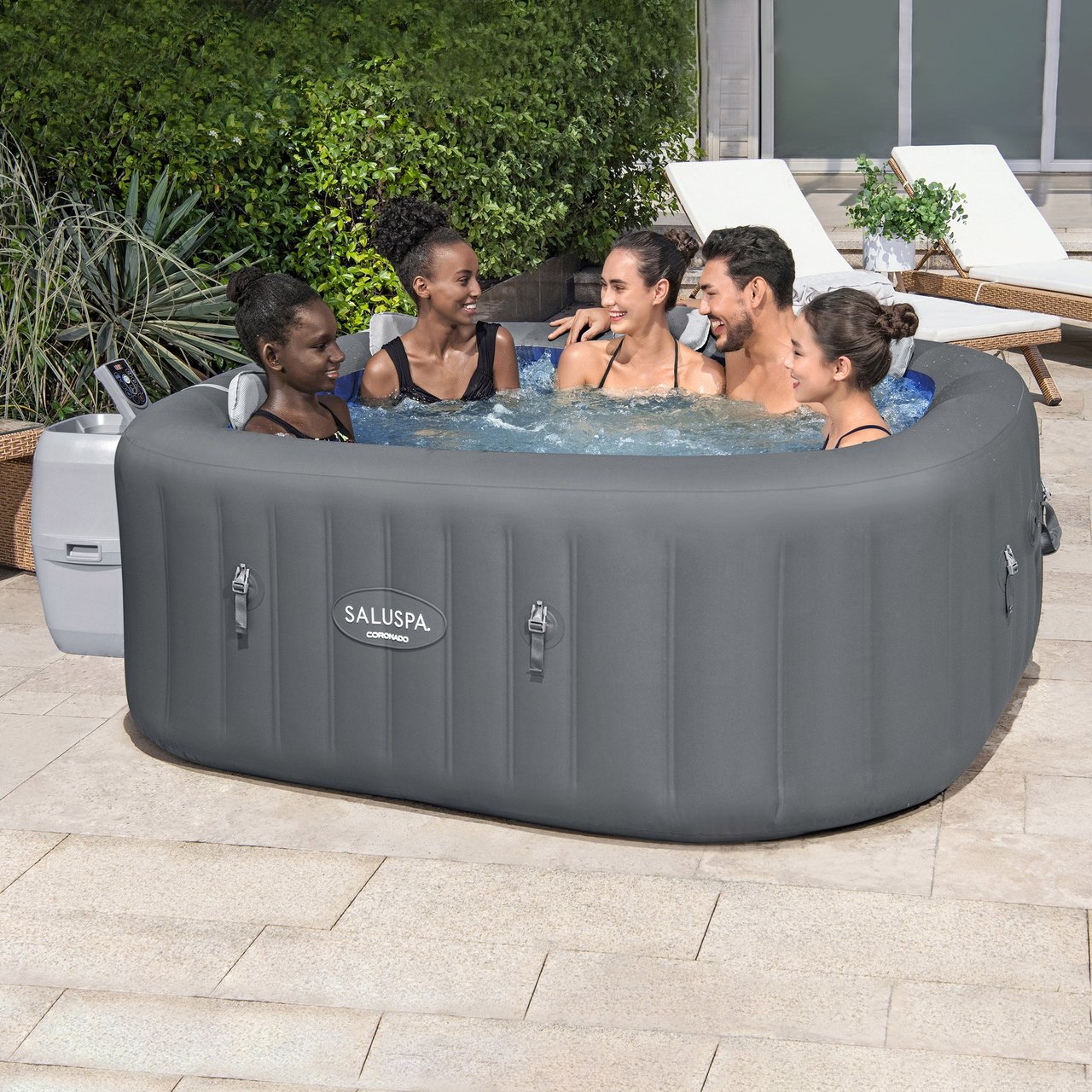 Bestway SaluSpa Coronado AirJet Inflatable Hot Tub Spa - Image 1