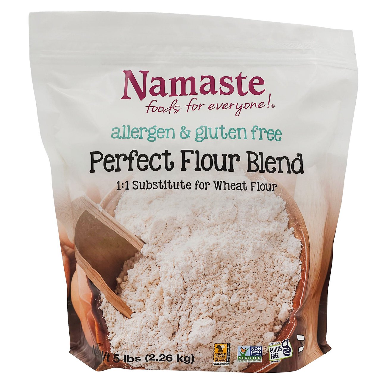 Namaste Gluten Free Perfect Flour Blend 5 Pound Bag - Image 1