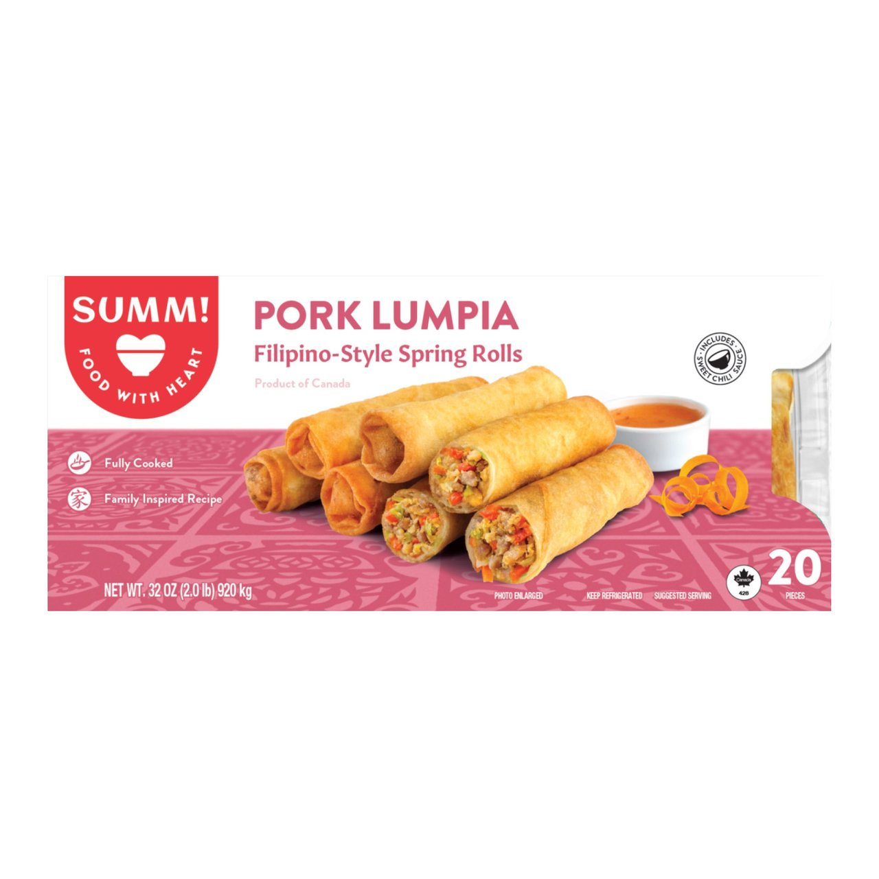 Summ! Pork Lumpia Spring Rolls 32.45 oz - Image 1