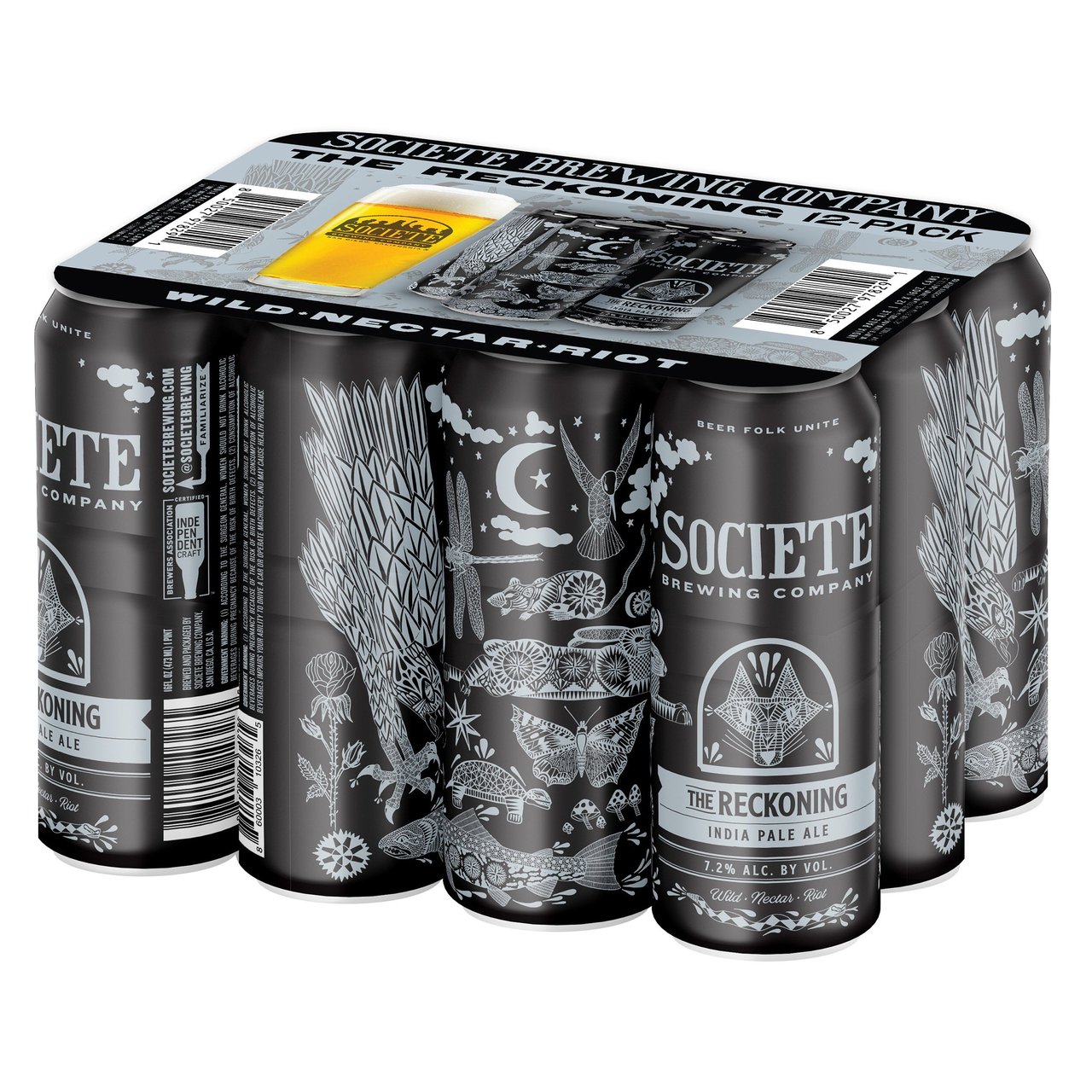 Societe Brewing The Reckoning IPA San Diego 12/16 oz Cans