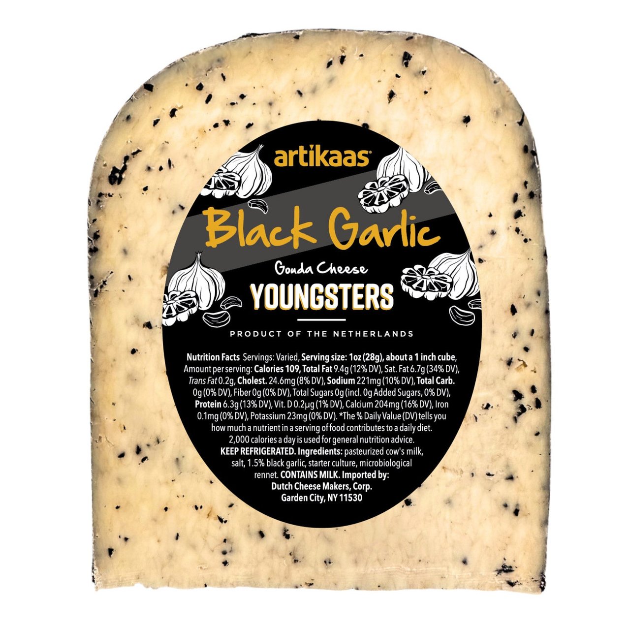 Artikaas Youngsters Black Garlic Gouda (Price Per Pound) - Image 1