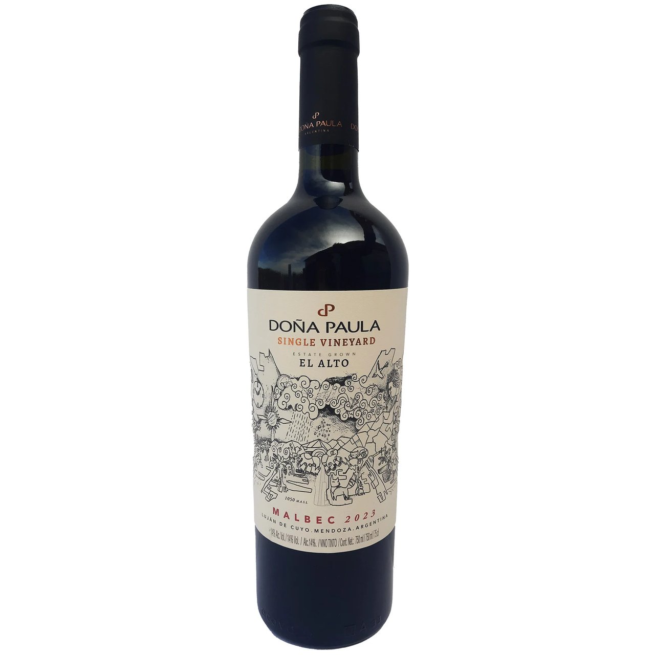 Doña Paula Single Vineyard Malbec Argentina 750ML - Image 1
