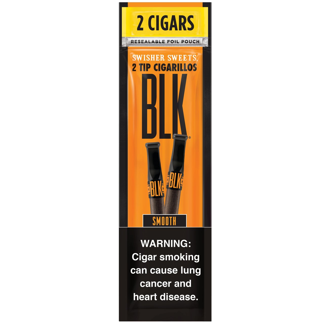 Swisher Sweets Black Smooth Cigarillo, 15 Packs of 2 (Save on 2) - Image 1