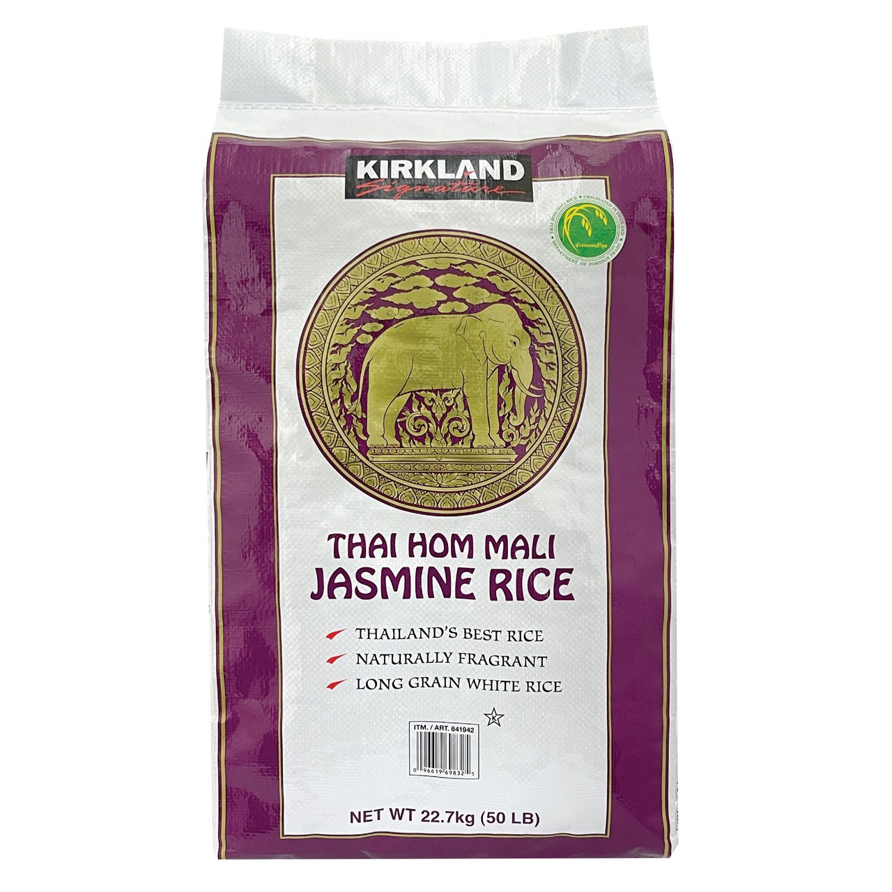 Kirkland Signature Thai Hom Mali Jasmine Rice 50 lbs - Image 1