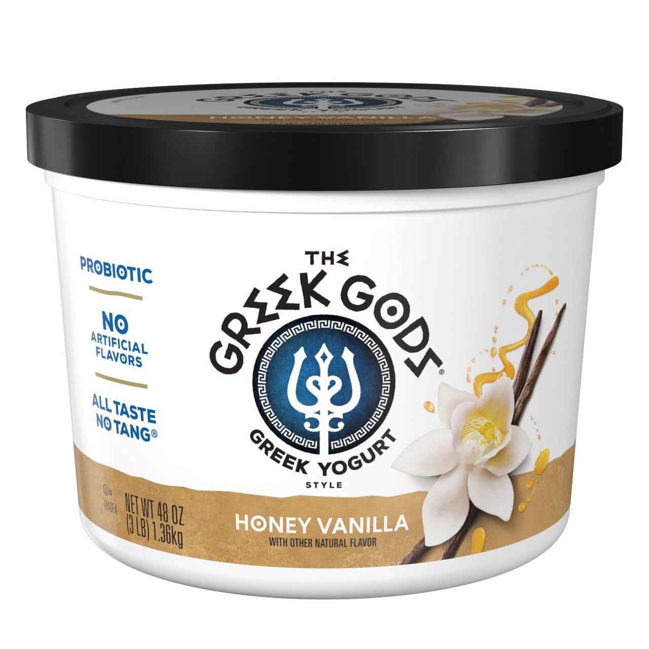 Greek Gods Honey Vanilla Yogurt 48 oz - Image 1