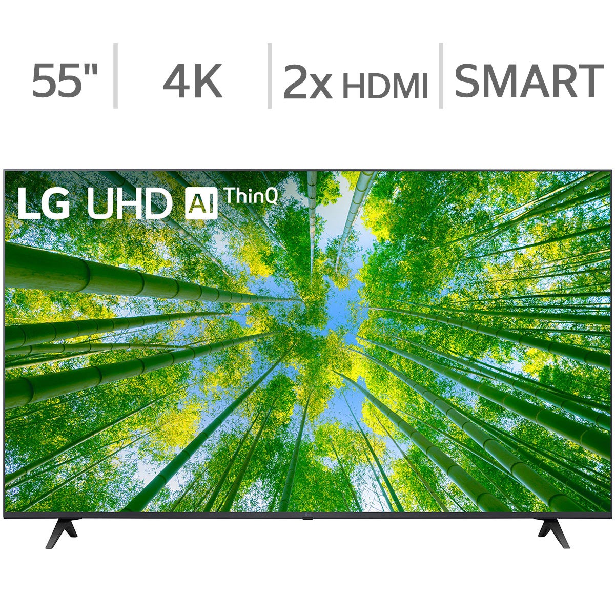LG 55" Class (54.6" Diag) UQ8000 Series 4K UHD LED LCD Smart TV - Image 1