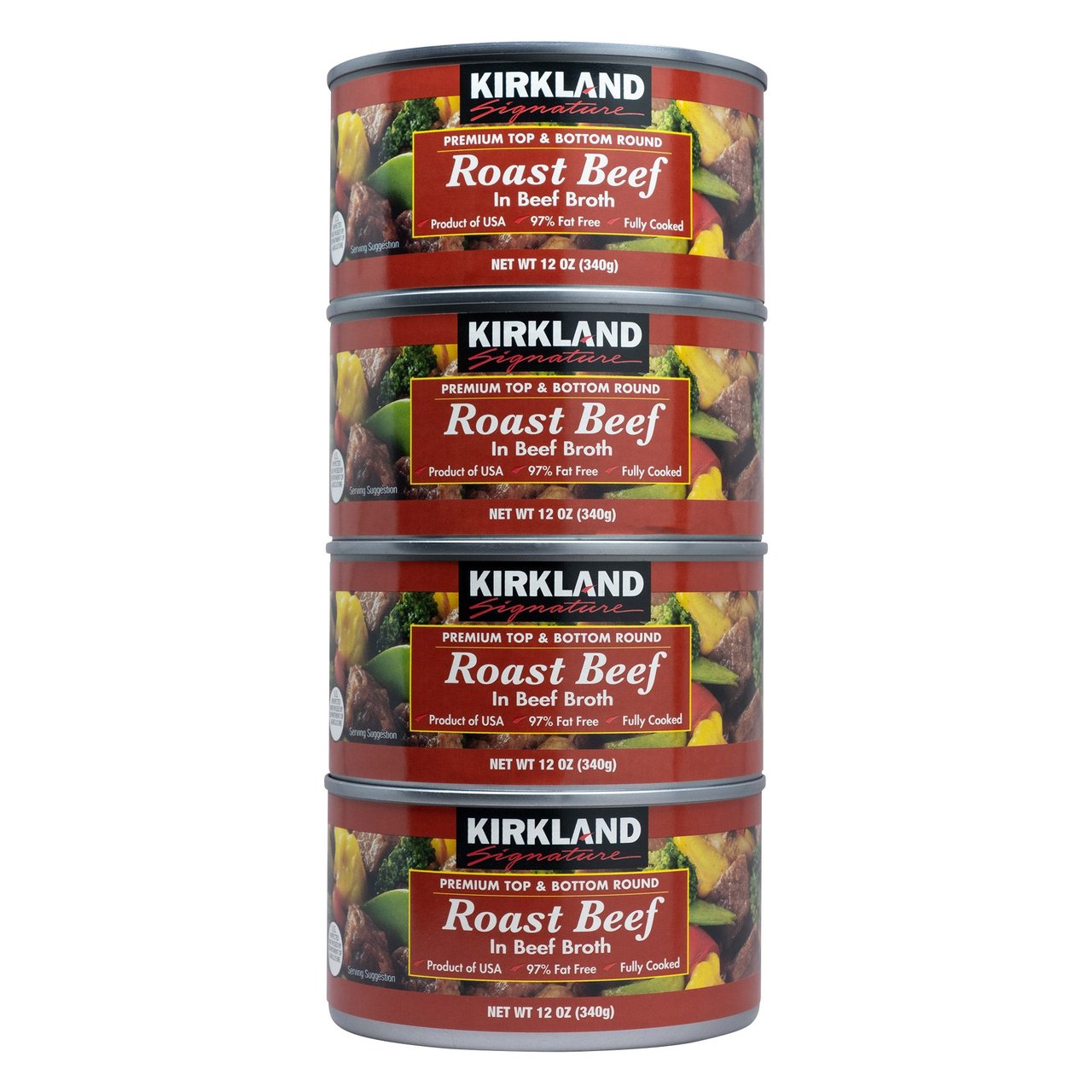 Kirkland Signature Premium Roast Beef 4/12 oz