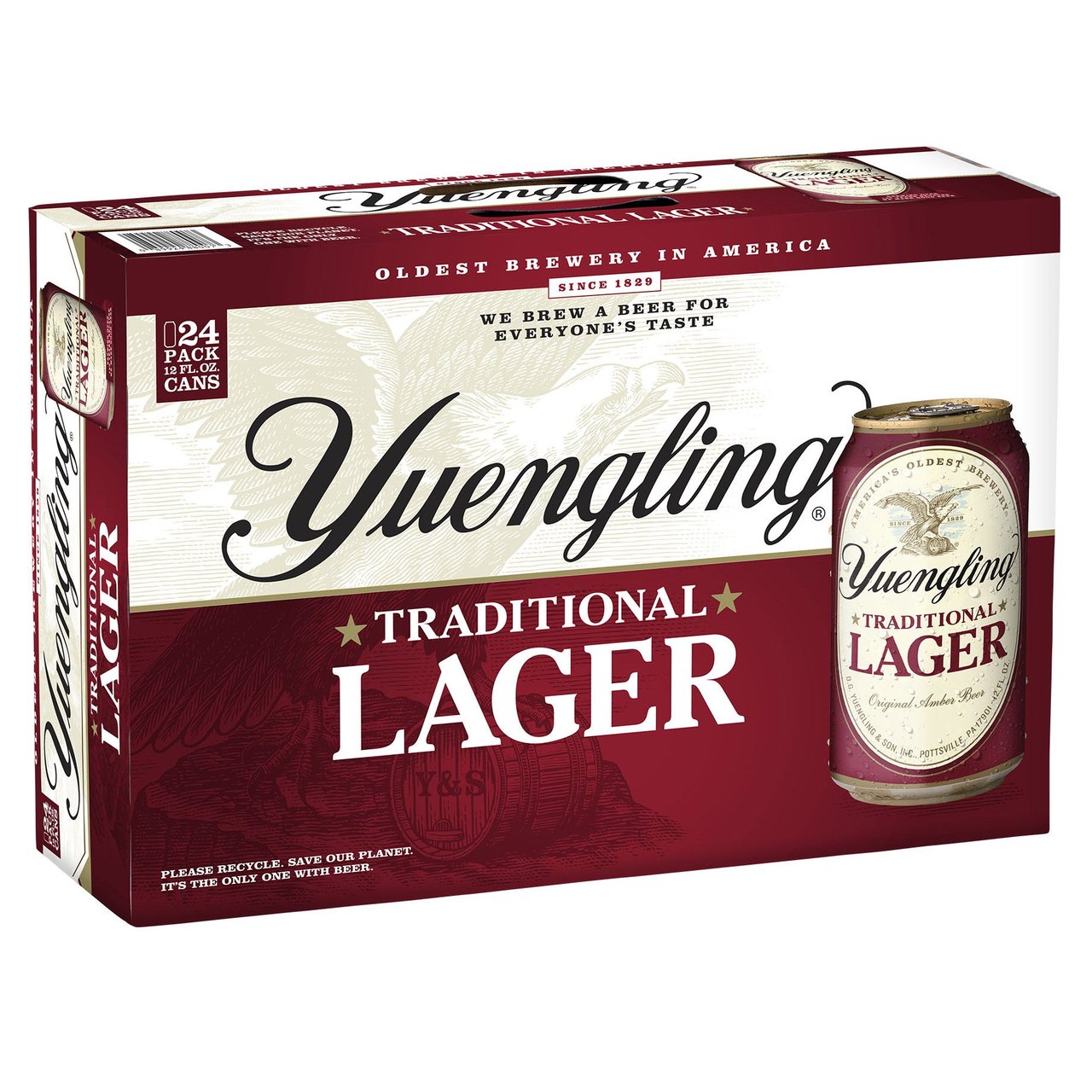Yuengling Traditional Lager 24/12 oz Cans - Image 1