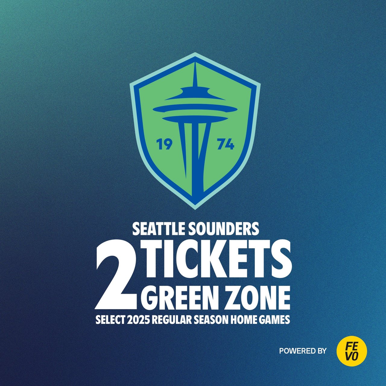MLS Seattle Sounders 2 Green Zone Tickets - Item is Non-Refundable