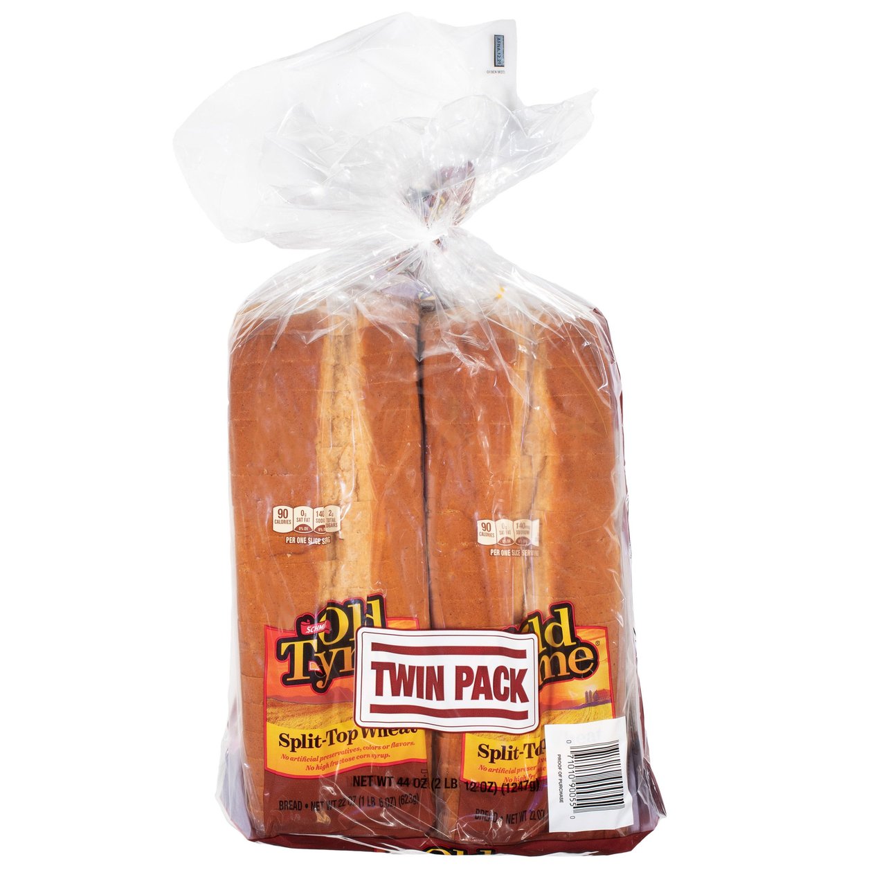 Schmidt Old Tyme Split Top Wheat Bread, 2-Pack / 22 oz (2.75 lbs) - Image 1