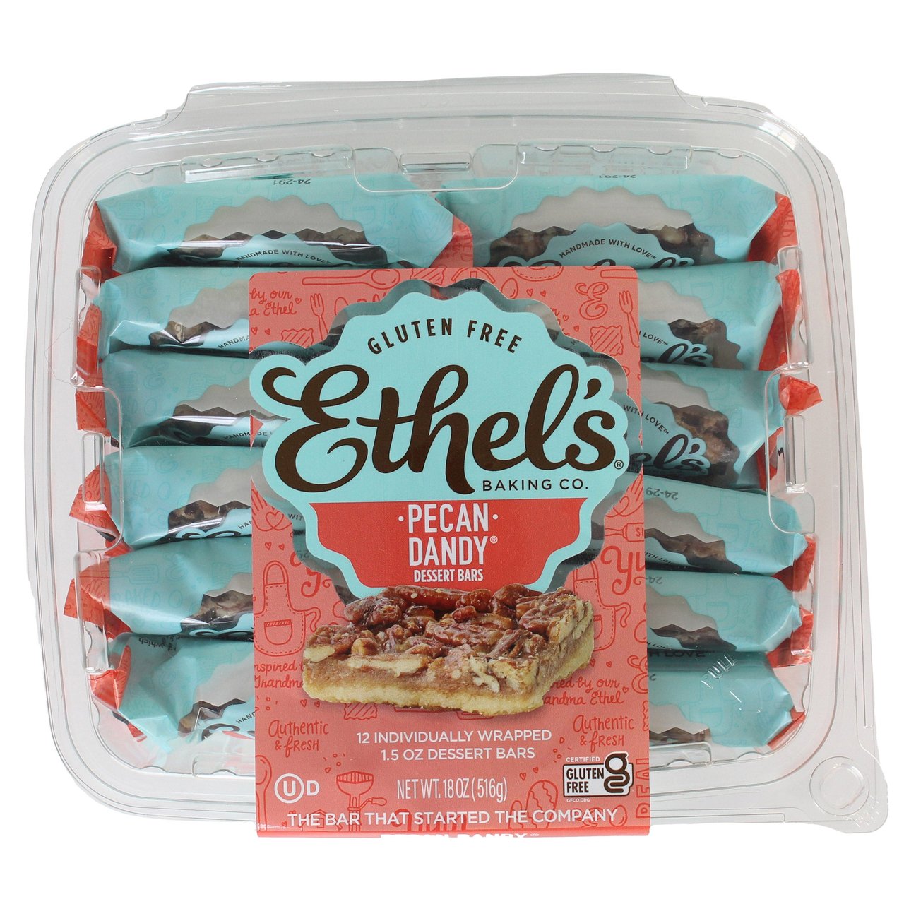Ethel's Baking Company Pecan Dandy 12/1.5 Ounce Bars - Image 1