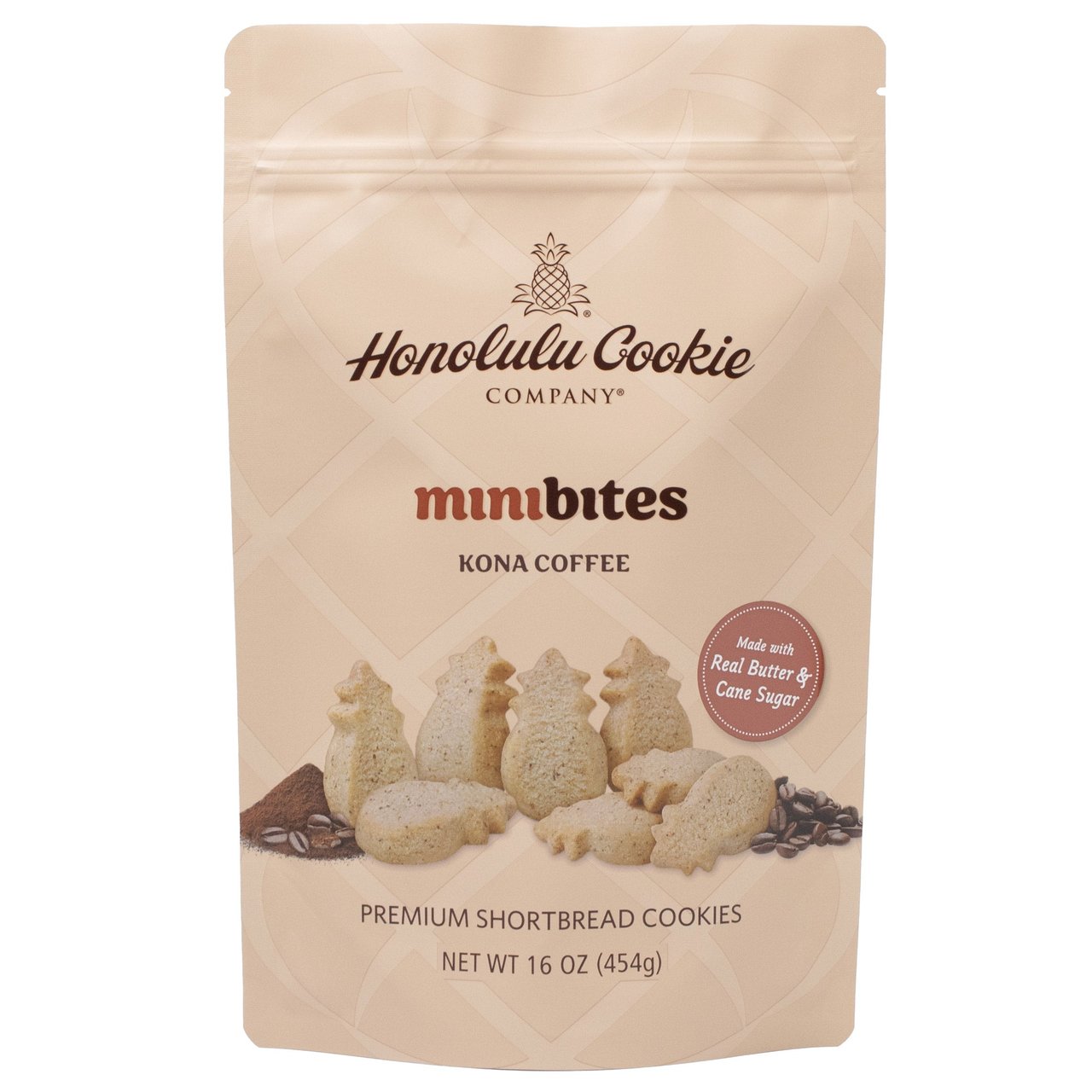 Honolulu Cookie Company Kona Coffee Mini Bites 16 oz - Image 1