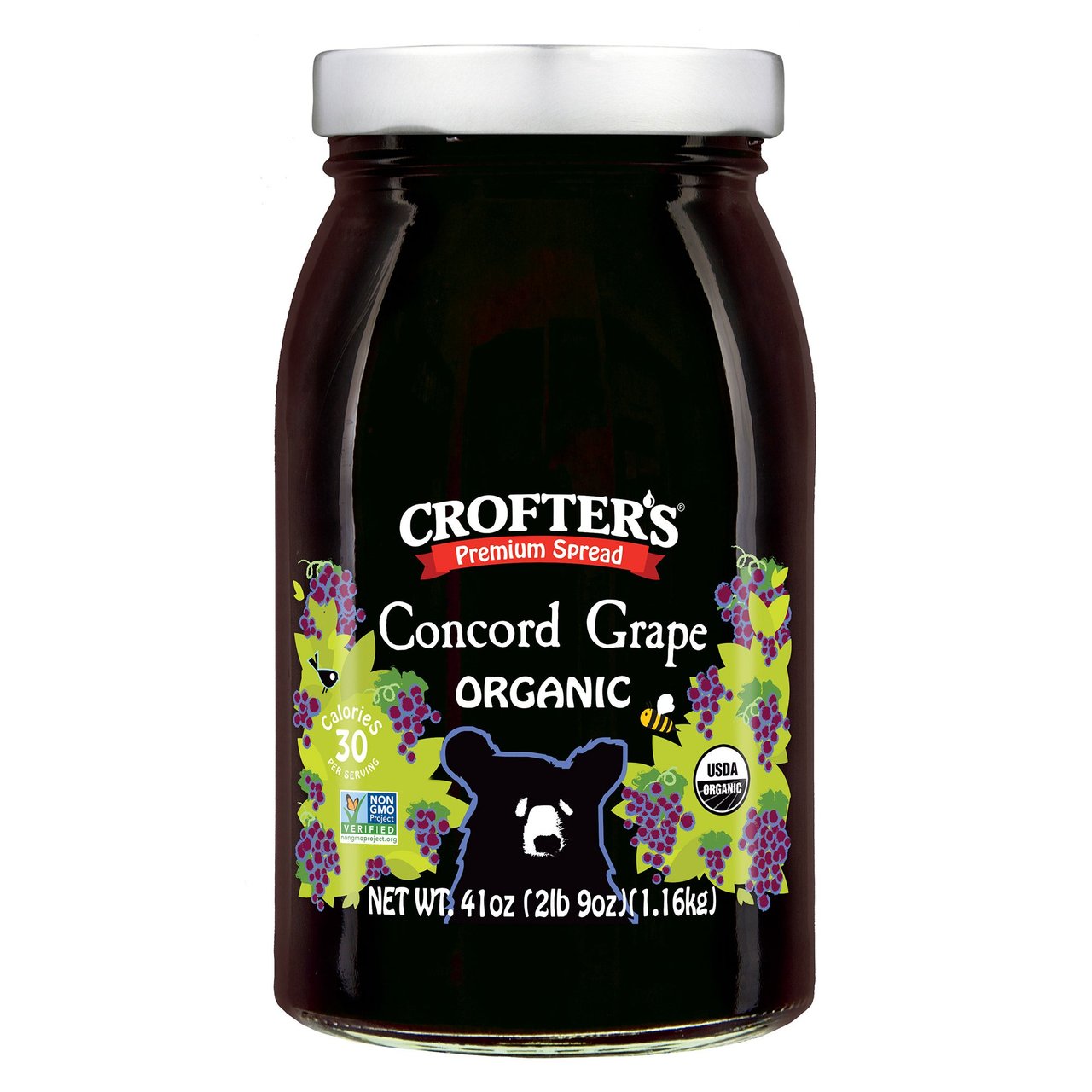 Crofter's Organic Grape Fruit Spread, 41 oz - Image 1