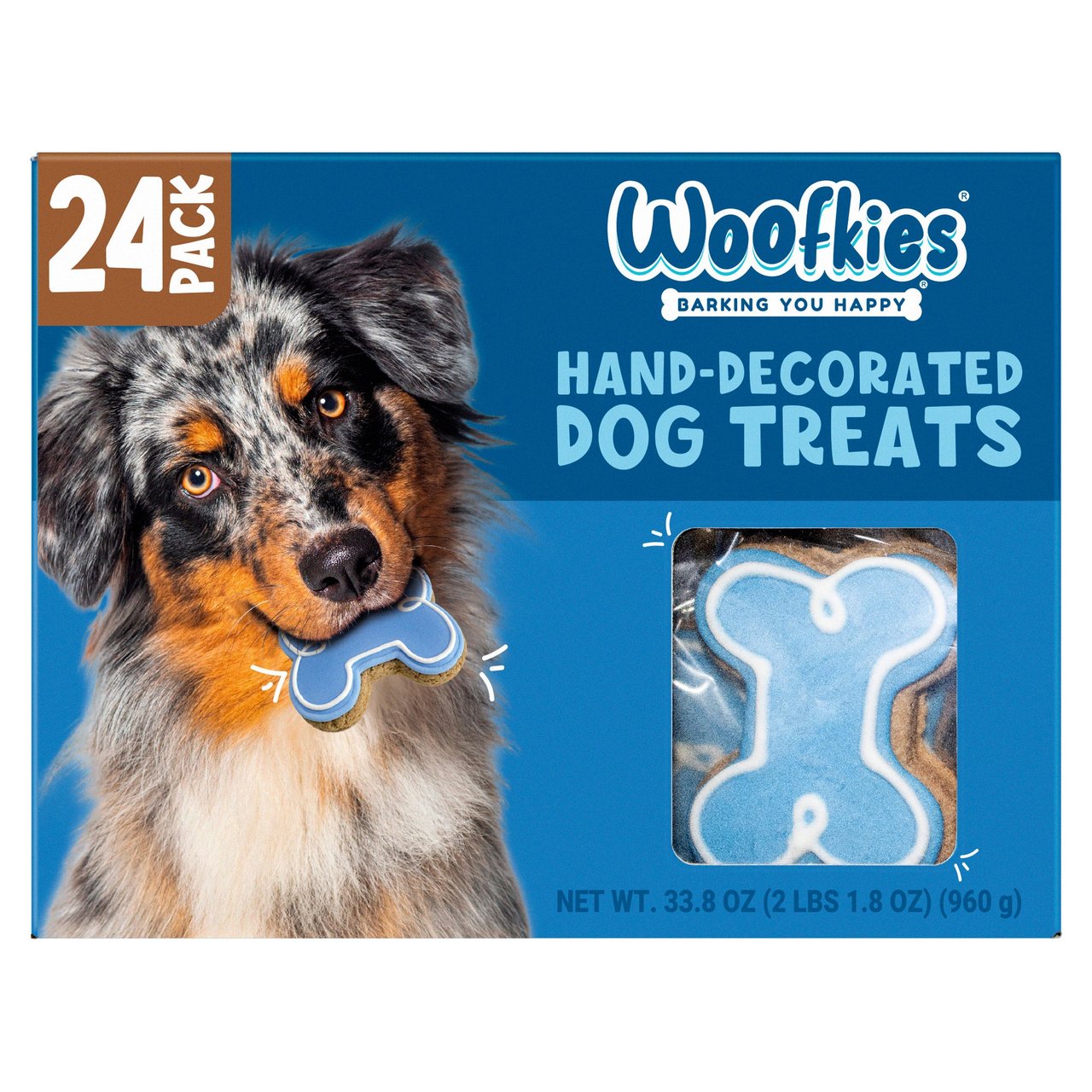 Woofkies Hand Decorated Dog Treat 24 Count - Image 1