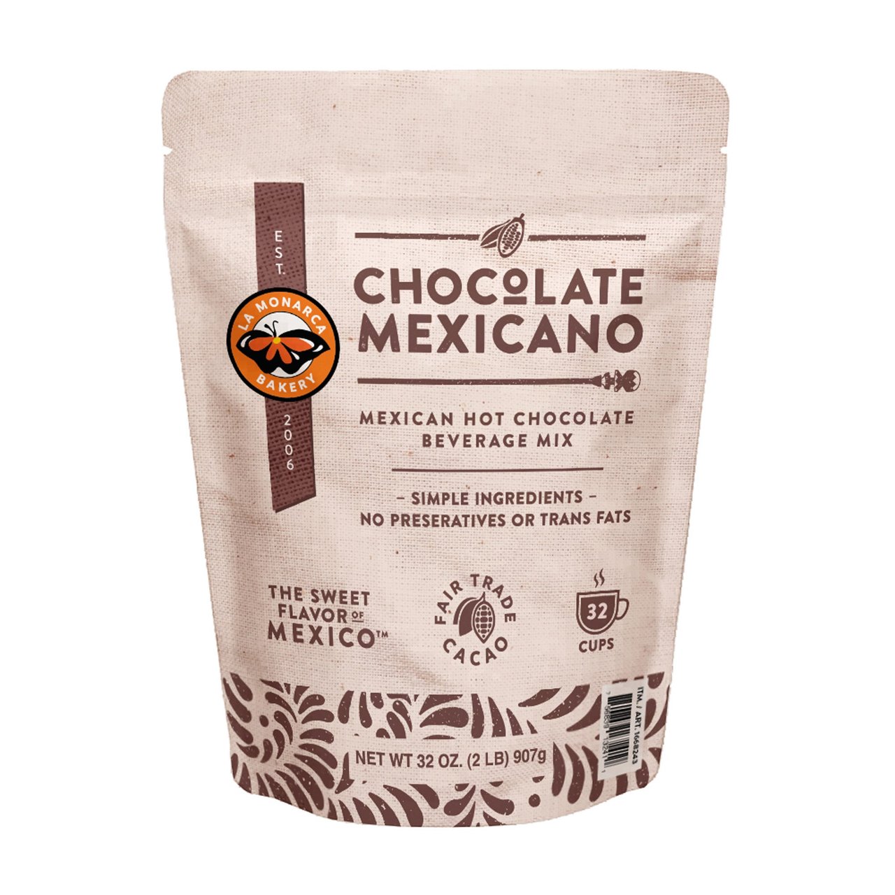 La Monarca Bakery Mexican Hot Chocolate 2 LB