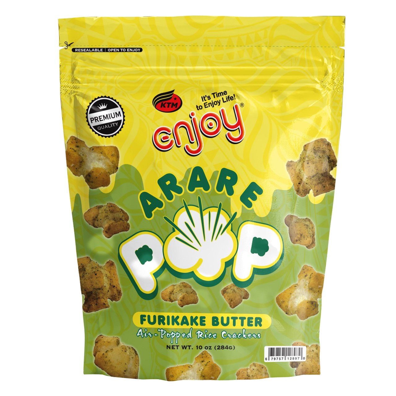 Enjoy Snacks Arare Pop Furikake Butter 10 oz - Image 1