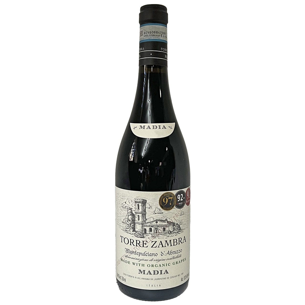 Torre Zambra Madia Montepulciano d'Abruzzo Italy 750ML - Image 1