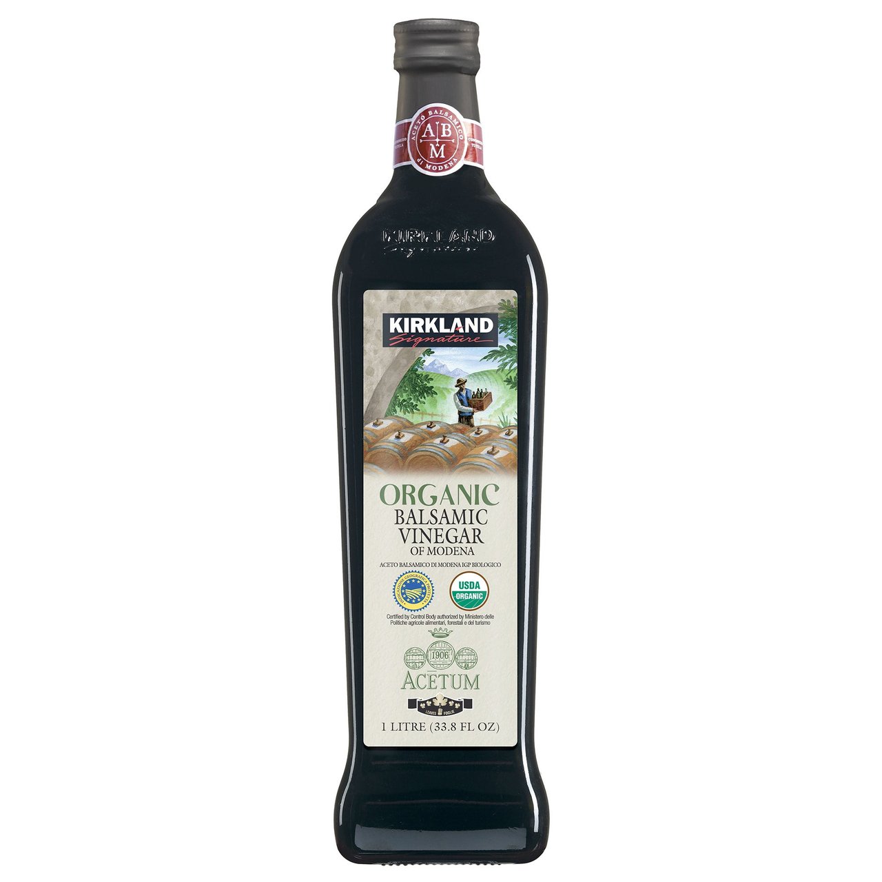 Kirkland Signature Organic Balsamic Vinegar 1 Liter - Image 1